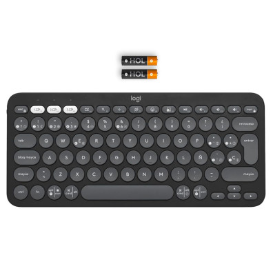 Bluetooh Tastiera Logitech Pebble Keys 2 K380S Grafite