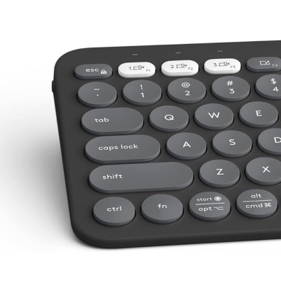 Bluetooh Tastiera Logitech Pebble Keys 2 K380S Grafite