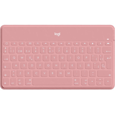 Teclado Bluetooth Logitech Keys - to - Go iPhone / iPad Rosa