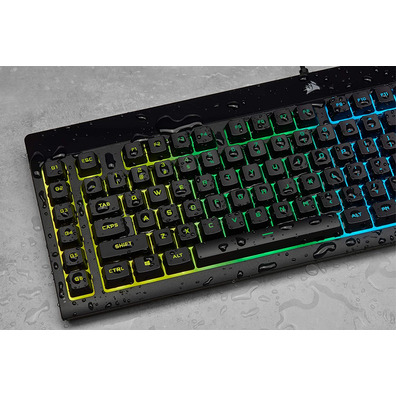 Teclado Corsair K55 RGB Pro Negro