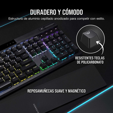 Teclado Corsair K70 RGB Pro MX Red (Español)