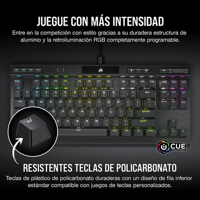 Teclado Corsair K70 TKL CS MX Red (Español)