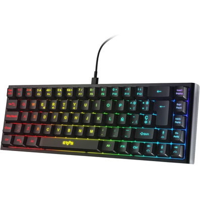 Teclado Energy Sistem ESG K4 Kompact-RGB Nero