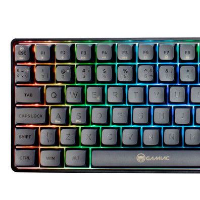 GAMIAC Tastiera TKL90G Meccanica - Kailh Blue - Nero/Gris - (ES)