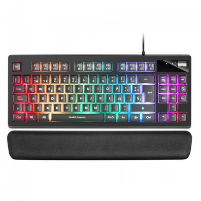 Teclado Mars Gaming MKAXES Nero RGB