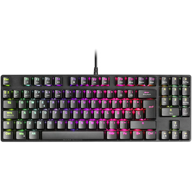 Teclado Mars Gaming MKREVO Pro RGB TKL Mecánico Outemu Brown