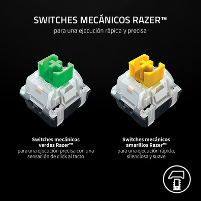 Teclado Razer Blackwidow V3 Mini Hyperspeed (Español)