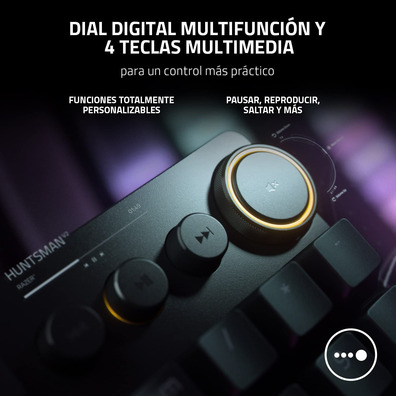 Teclado Razer Huntsman V2 Purple Switch (Español)