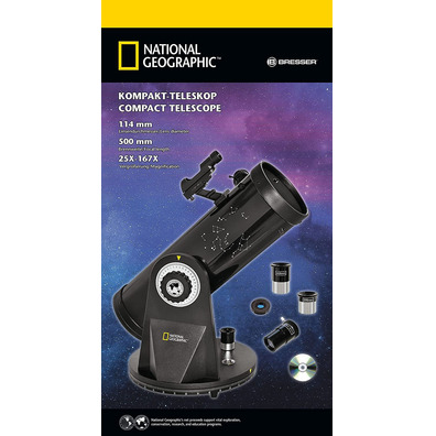 Telescopio Compacto Bresser National Geographic 114/500