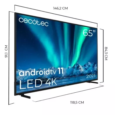 Televisore Cecotec A serie ALU00165 65 " /Ultra HD 4K/Smart TV