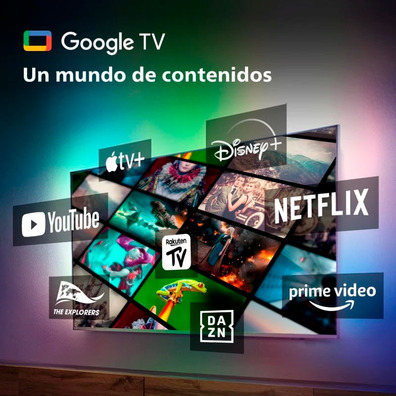 Televisore Philips 50pus8558 50 '' UHD 4K Ambilight Google TV