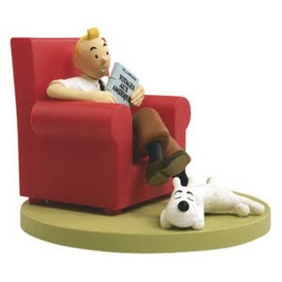 Tintin - Tintin & Milu Red Sofa