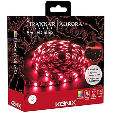 Led LED Konix Drakkar Aurora 5m Regolabile