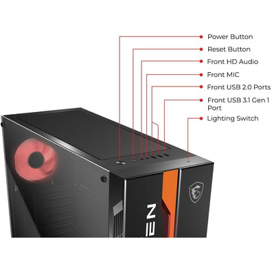 ATX MSI MAG Vampic 011C Torre