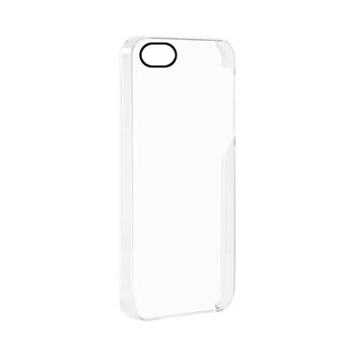 Transparent Plastic Case for iPhone 5/5S Rosso