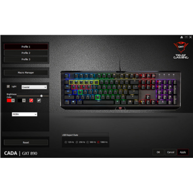 Tastiera di fiducia GXT 890 Catena-RGB.