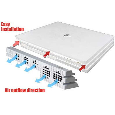 External USB Cooling Fan (PS4 Pro) Bianco