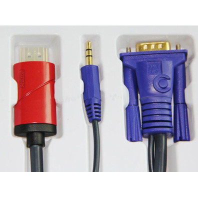 Adattatore HDMI / VGA con audio 5m