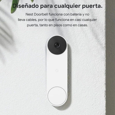 Videoconferenza Automático Google Nest Doorbell Blanco