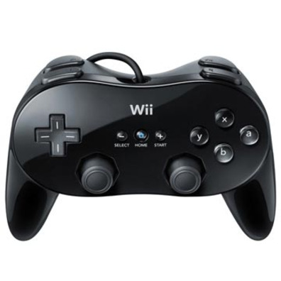 Classics Controller Wii Black