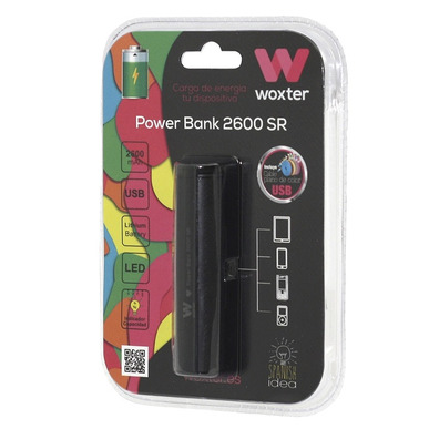 Woxter Powerbank 2600 mAh Black