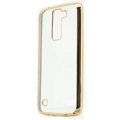 TPU metallo LG K8 caso d\'oro
