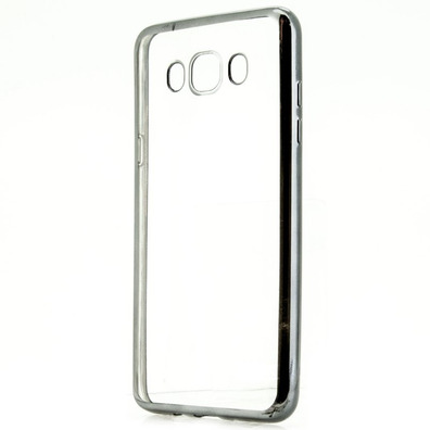 Caso TPU Metal Samsung Galaxy J7 2016 Nero X-One