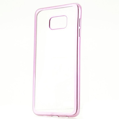 TPU Metal Samsung Galaxy S6 Edge Rosa X-One