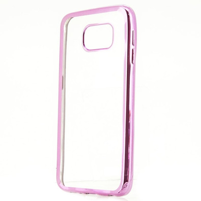 TPU metallo Samsung Galaxy S6 Rosa X-One