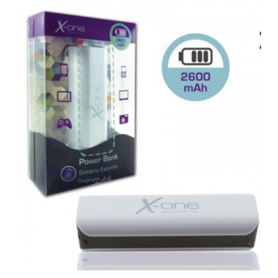 X-One PowerBank 2600m Ah Negro