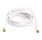 PILONGADOR ANTENA CON LTE-ANTI FILTER 4G-2,5M BLANCO