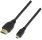 Cavo Micro HDMI (D) M a HDMI (A) M Aisens 1,8M Negro