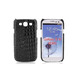 Case for Samsung S III i9300 (Crocodile Skin Black)