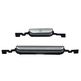 Power and Volume Buttons Set for Samsung Galaxy S3 Mini Argento