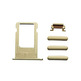 SIM Card Tray and Side Buttons Set for iPhone 6 Plus Argento