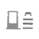 SIM Card Tray and Side Buttons Set for iPhone 6 Plus Argento