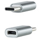 Adaptador USB - C a Micro USB Nanocable Gris