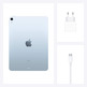 Apple iPad Air 4 10.9 "2020 256GB Wifi Sky blu 8° Gen MYF2TY / A