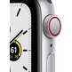 Apple Watch SE 2021 GPS/Cellular 40 mm Aluminio Plata / Correa Deportiva Azul Abismo
