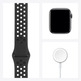 Apple Watch SE 44mm GPS Gris Espaciale con correa antracita y negro MYYK2TY/A