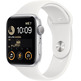 Apple Watch SE 2ª Gen GPS 44mm Aluminio Plata / Correa Deportiva Blanca