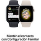 Apple Watch SE 2ª Gen GPS 44mm Aluminio Plata / Correa Deportiva Blanca
