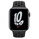 Apple Watch SE Nike GPS 44mm Caja Aluminio Gris Espaciale / Correa Deportiva Nike Antracita Negro