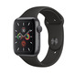 Apple Watch Series 5 44mm GPS Aluminio Gris Espacial con corredo Negra Sport MWVF2TY/A