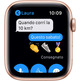 Apple Watch Series 6 GPS 44mm Caja de Aluminio en Oro / Correa Deportiva Rosa Arena