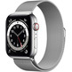 Apple Watch Serie 6 GPS + Cell 44mm Acero Inossidabile Milanese Loop Plata