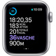 Apple Watch Series 6 GPS/Cellular 40mm Caja de Aluminio en Plata / Correa Deportiva Blanca