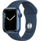 Apple Watch Series 7 GPS 41 mm Caja Aluminio en Azul / Correa deportiva Azul Abismo