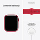 Apple Watch Series 7 GPS/Cellular 45 mm Aluminio Rojo / Correa deportiva Roja