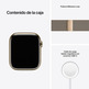 Apple Watch Series 7 GPS/Cellular 45 mm Caja de Acero Oro / Correa Milanesa en Oro